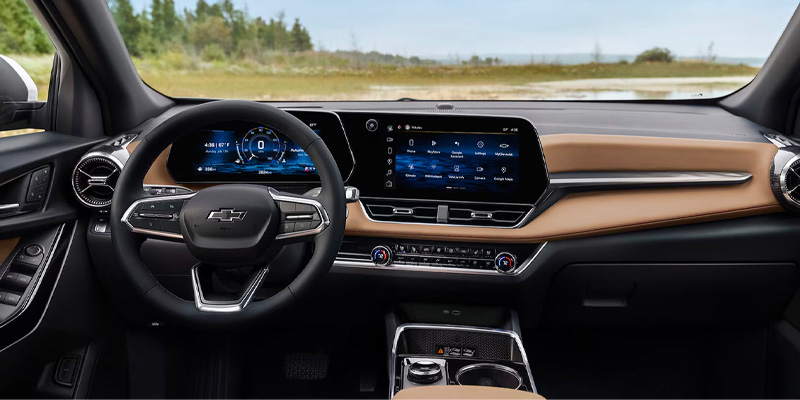 Chevrolet SUV interior dashboard and screen view