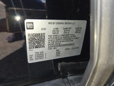2025 Chevrolet Tahoe Premier