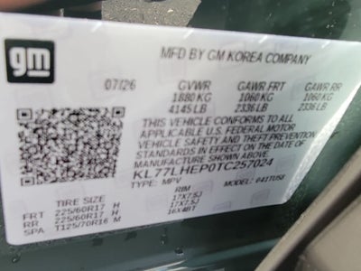2026 Chevrolet Trax LT