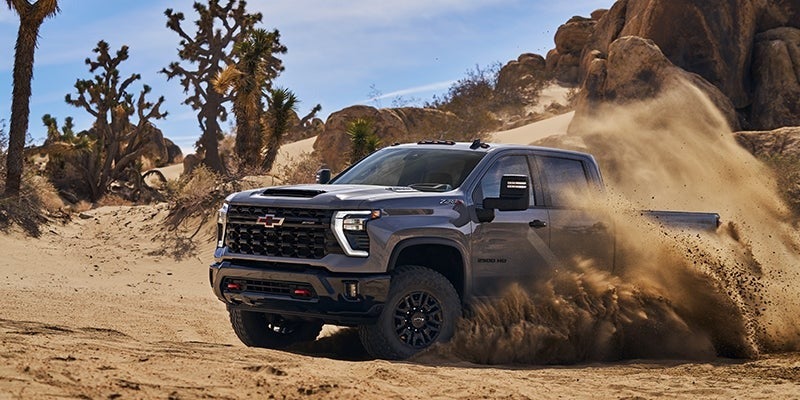 2024 Chevrolet Silverado HD Driving on Terrain